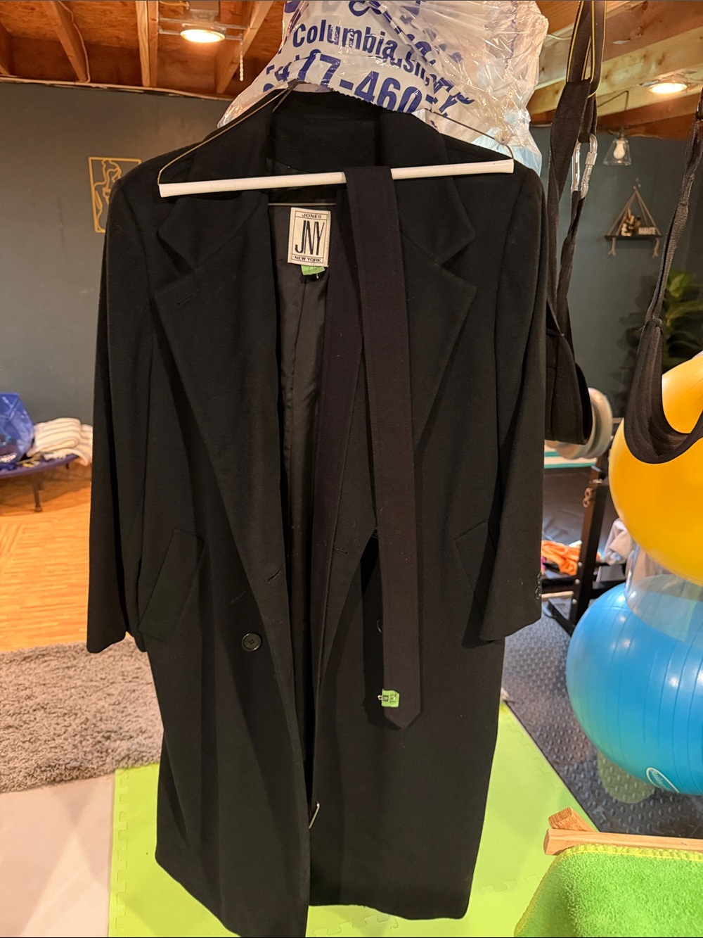 Women's Black Long Coat